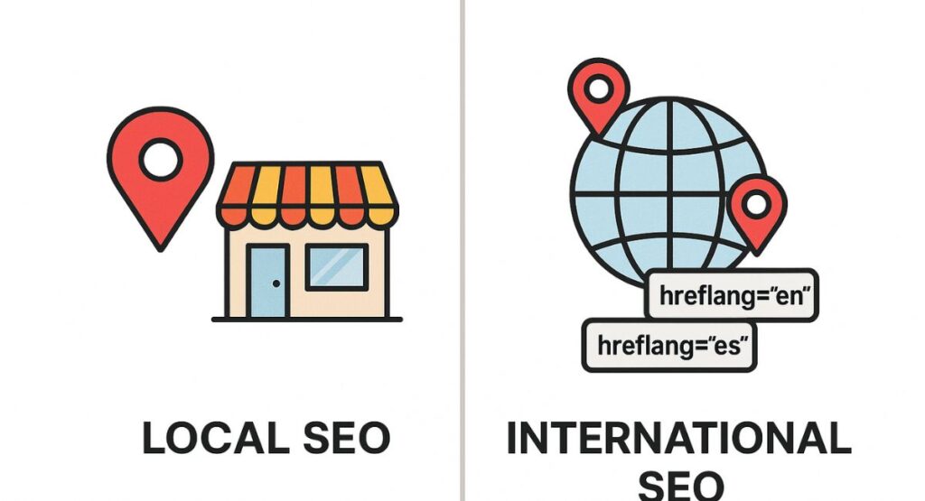 Local SEO vs International SEO